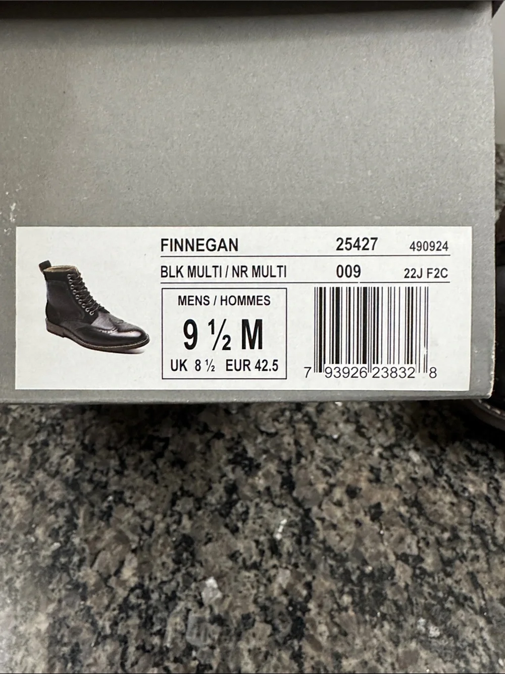 Stacy Adams Black Leather & Suede Wingtip Chukka Boots NWT